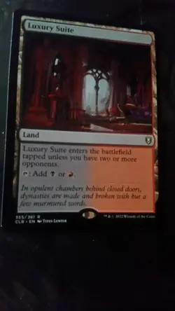 MTG COMMANDER LEGENDS 2 BALDUR'S LUXURY SUITE LAND - Image 1