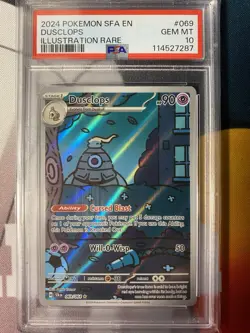 Dusclops - 069/064 Illustration Rare Pokemon Shrouded Fable English PSA 10 - Image 1