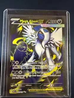 Mega Absol ex 161/132 Ultra Rare Mega Evolution ME01 English Pokemon Full Art - Image 1