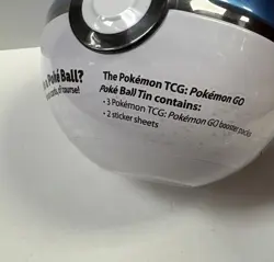 2022 Pokemon TCG Pokemon Go Blue Pokeball Tin A22 NEW SEALED 3 Booster - Image 2