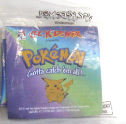 1998 KFC Kids Meal Pokemon Cards in Sealed, Unopened Pack - Image 1