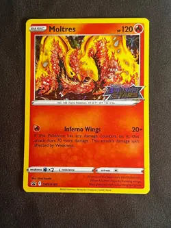 Moltres - SWSH185 - stamped Sword and Shield promo - NM - Pokemon TCG - Image 1