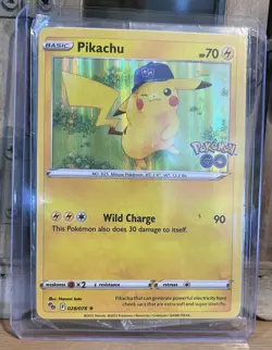Pikachu GameStop 028/078 Pokemon GO TCG Promo - Sealed! - Image 1