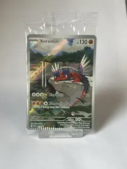 Koraidon SVP 014 Scarlet & Violet Pokemon Centre ETB Promo Sealed - Image 1