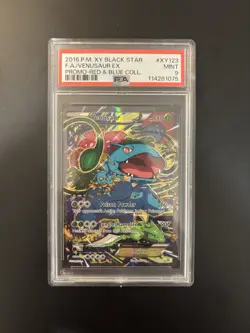 Venusaur EX Full Art XY123 Pokemon Black Star Promo - PSA 9 Mint - Image 1