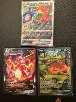 Pokemon TCG Charizard UPC Promo Set SWSH260 SWSH261 SWSH262 VMAX VSTAR V NM - Image 1