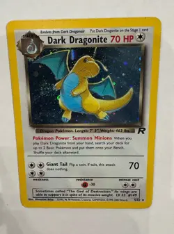 Dark Dragonite 5/82 - Team Rocket - Holo Rare With SWIRL 💫- Pokemon TCG HP - Image 1
