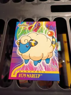 pokemon topps johto league champions 2001 Blue Label #179 Mareep - Image 1