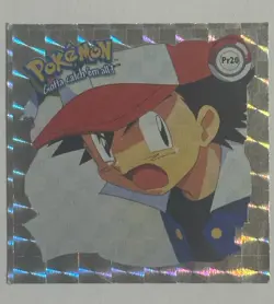 ASH G17 Pokemon Stickers Series 1 Artbox Holo Foil 1999 - NM - Image 1