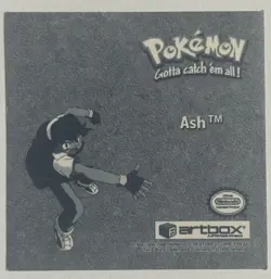 ASH G17 Pokemon Stickers Series 1 Artbox Holo Foil 1999 - NM - Image 2