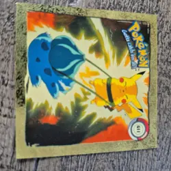 Vintage 1999 Artbox Pokemon Sticker Bulbasaur Pikachu G11 Gold Series 1 Holo - Image 3