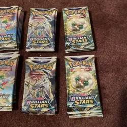 Pokemon Sword & Shield Brilliant Stars - Sealed Booster Packs - Lot of 36 - Image 3