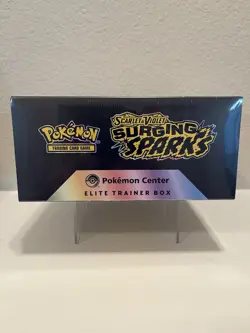 Pokemon Surging Sparks Elite Trainer Box ETB Pokemon Center Exclusive - SEALED - Image 4
