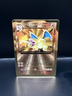 Pokemon Charizard Gold Metal TCG Celebrations Promo - Image 3