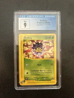 Koffing Expedition Pokemon Card CGC 9 Mint 2002 - Image 1