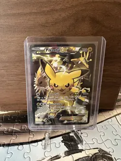 Pikachu EX XY124 Black Star Promo 2016 Holo Pokemon Card TCG - Image 1