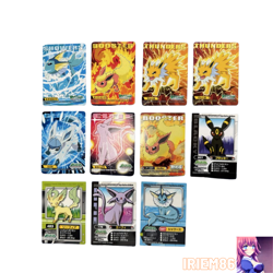 Set 11 Eeveelution Pokemon Kids Card Sticker Vintage Nintendo Bandai Japanese - Image 1