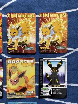 Set 11 Eeveelution Pokemon Kids Card Sticker Vintage Nintendo Bandai Japanese - Image 4