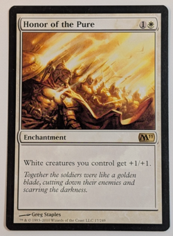 MTG Card - 1x Honor of the Pure - Magic Core Set 2011 - NM - Magic The Gathering - Image 1