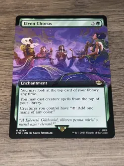 Elven Chorus (Extended Art) #364 (NM) Lord of the Rings LTR Magic MTG - Image 1