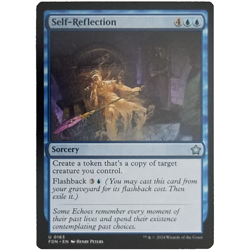 x1 Self-Reflection FDN MTG M/NM Uncommon Blue Sorcery Foundations TCG CCG - Image 1