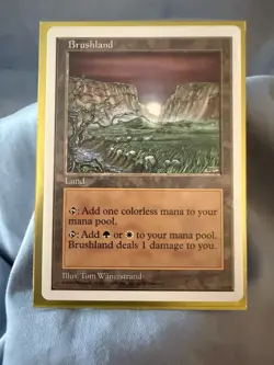 Brushland Fifth Edition Land Magic The Gathering MTG - Image 1