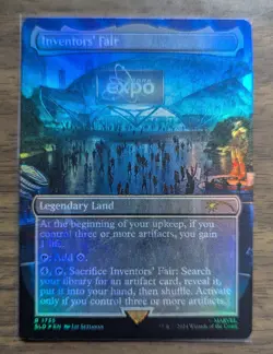 MTG Inventors' Fair Rainbow Foil from Secret Lair Drop Series NM - Image 1
