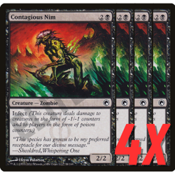 MTG Contagious Nim (Scars of Mirrodin) 58/249 (NEAR MINT) (4X) - Image 1