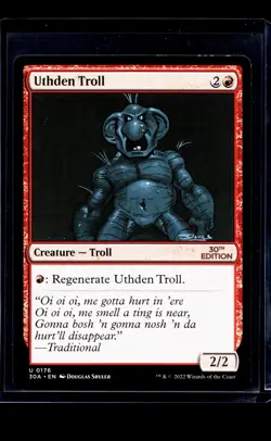 2022 MTG Magic The Gathering 30A 30th Anniversary #176 Uthden Troll LP - Image 1