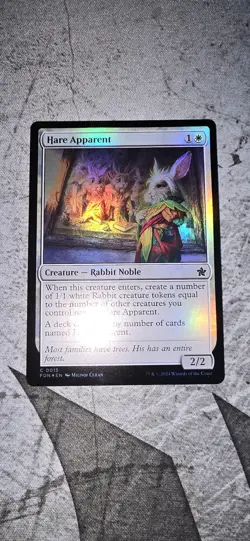 Hare Apparent (FOIL) - MTG - Foundations FDN - NM - Image 2