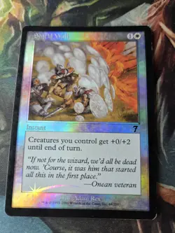 Shield Wall -Foil MP MTG 7th Edition - Image 2