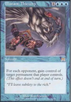 Slightly Played, English - 1 x MTG Blatant Thievery Onslaught - Image 1