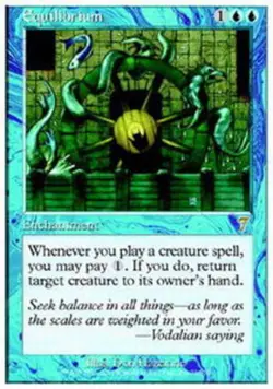 Slightly Played, English - 1 x MTG Equilibrium Seventh Edition - Image 1