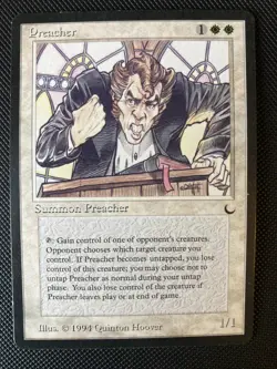 English - MTG Preacher - LP - The Dark - Image 1