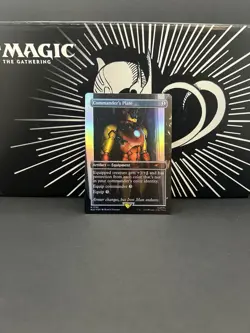MTG Commander's Plate RAINBOW FOIL Secret Lair x MARVEL #1733 NM/M - Image 1