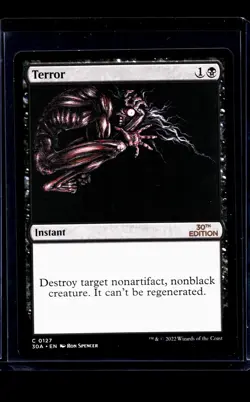 2022 MTG Magic The Gathering 30A 30th Anniversary #127 Terror - Image 1