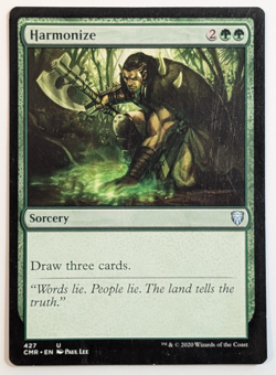 MTG Card - 1x Harmonize - Commander Legends - NM/LP - Green Magic the Gathering - Image 1