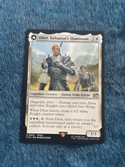MTG Dion, Bahamut's Dominant English Final Fantasy NM - Image 1
