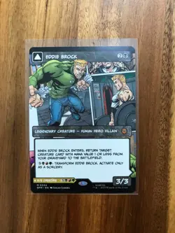 MTG Eddie Brock Venom 224 Mythic Comic Showcase Marvel Spider-Man NM - Image 1