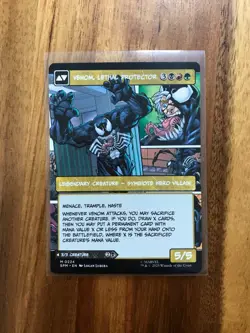 MTG Eddie Brock Venom 224 Mythic Comic Showcase Marvel Spider-Man NM - Image 2