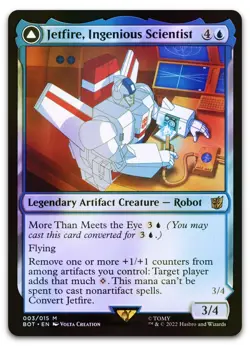 Jetfire, Ingenious Scientist #3 (Foil) (LP) Transformers BOT Magic MTG - Image 1