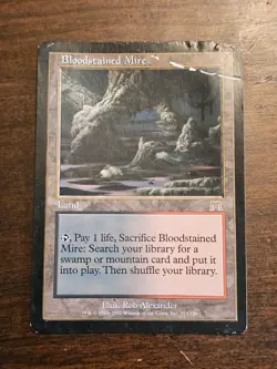 MTG Onslaught Bloodstained Mire Fetch Land Magic the Gathering Rare #1 - Image 1