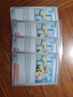 4x Iono 080/091 - Paldean Fates - Pokemon TCG - Playset- NM - Image 1