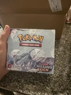 Chilling Reign Booster Box (Pokemon TCG Sword & Shield), Factory Sealed - Image 1