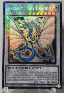Ancient Fairy Dragon RA01-EN030 Quarter Century Secret Rare Yugioh TCG NM/M - Image 1