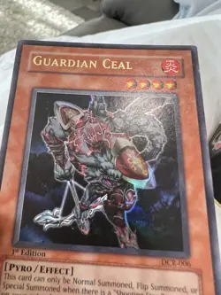 Yugioh! Guardian Ceal DCR-006 Ultra Rare 1st Edition NM - Image 5