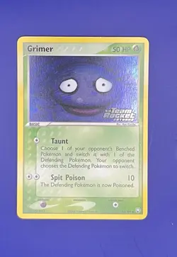 Pokemon Card GRIMER 56/109 Stamped Holo Common Team Rocket Returns - Image 1