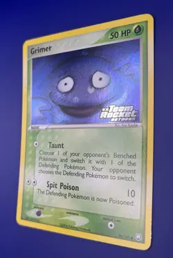 Pokemon Card GRIMER 56/109 Stamped Holo Common Team Rocket Returns - Image 3