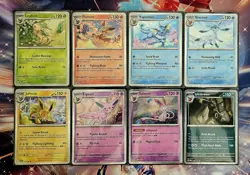 Pokemon Prismatic Evolutions 8 Cosmos Promo Cards - Costco Mini Tin Promos - Image 2