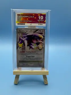 Garchomp C LV.X Holo Rare Card 145/147 Celebrations Ace 10 Graded Gem Mint - Image 1